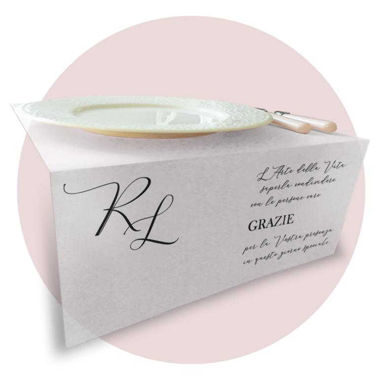 Immagine prodotto: Sottopiatto set ricevimento matrimonio cod. FFP I 0002